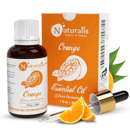 Naturalis Essence Of Nature Cold Pressed Orange Essential Oil Undiluted Pure And Natural Therapeutic Grade For Skin Care, Relief From Stress & Anxiety And Aromatherapy - 30Ml - Image 1