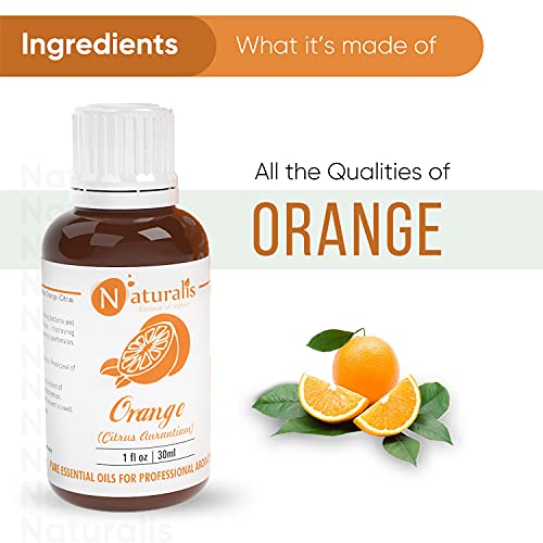 Naturalis Essence Of Nature Cold Pressed Orange Essential Oil Undiluted Pure And Natural Therapeutic Grade For Skin Care, Relief From Stress & Anxiety And Aromatherapy - 30Ml - Image 3