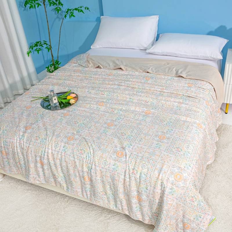 2025 Explosions Digital Special Edition Knitted Cotton Shirou Summer Cool Quilt Quilt Core Tian Xi 