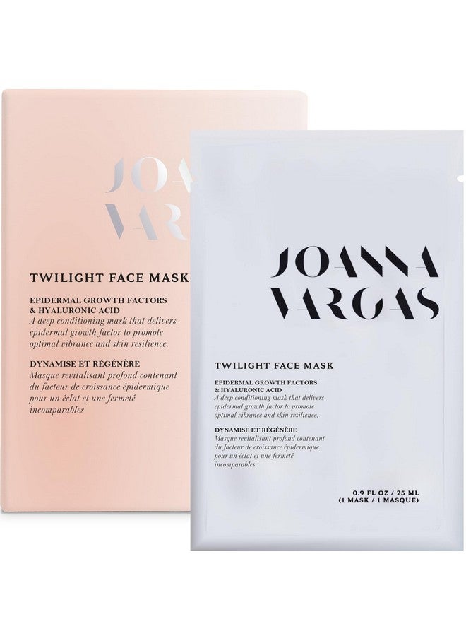 Joanna Vargas Joanna Vargas Moisturizing Face Mask - Face Sheet Mask with Epidermal Growth Factor - Twilight Facial Mask for Radiant & Plump Complexion- Deep Skin Conditioning Facial Masks for Women - Single Sheet - Image 1