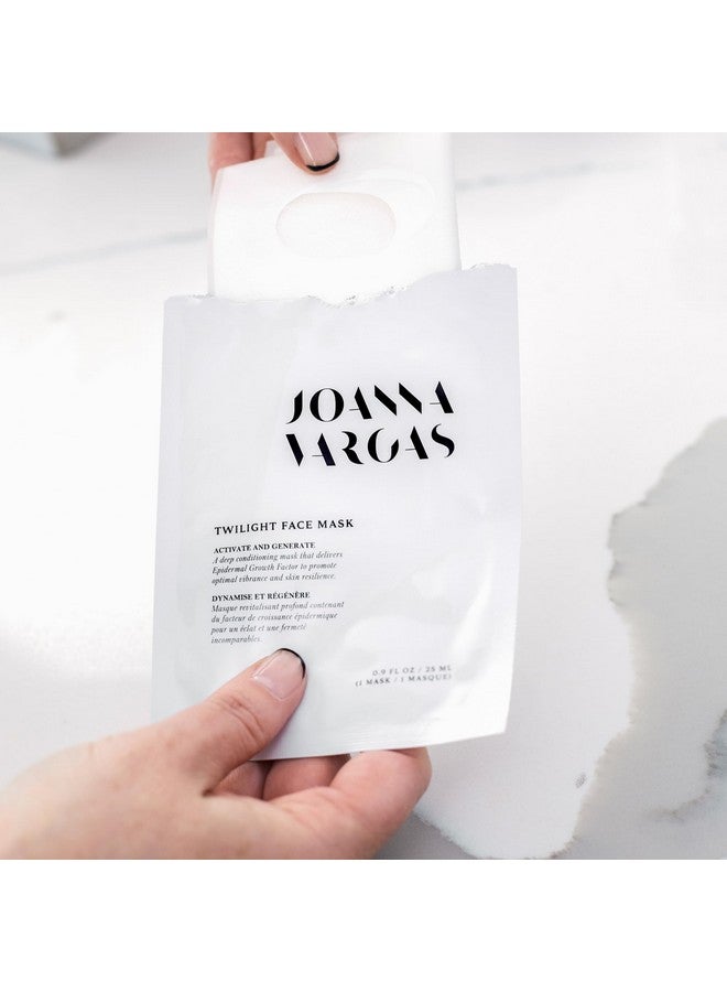 Joanna Vargas Joanna Vargas Moisturizing Face Mask - Face Sheet Mask with Epidermal Growth Factor - Twilight Facial Mask for Radiant & Plump Complexion- Deep Skin Conditioning Facial Masks for Women - Single Sheet - Image 5