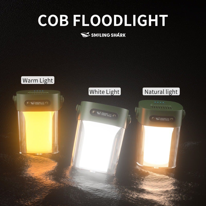 SMILING SHARK Outdoor Lighting Camping Lights - Rechargeable Night Market Illumination - Image 4