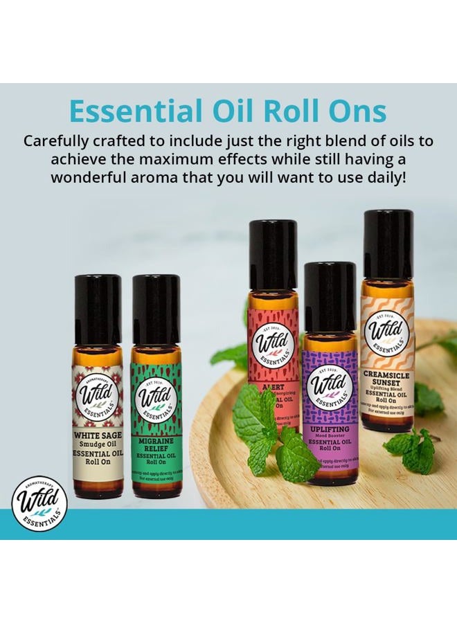 mEssentials Wild Bulgarian Lavender Oil Roll On; 10ml for Relaxation, Sleep Relief - Image 2