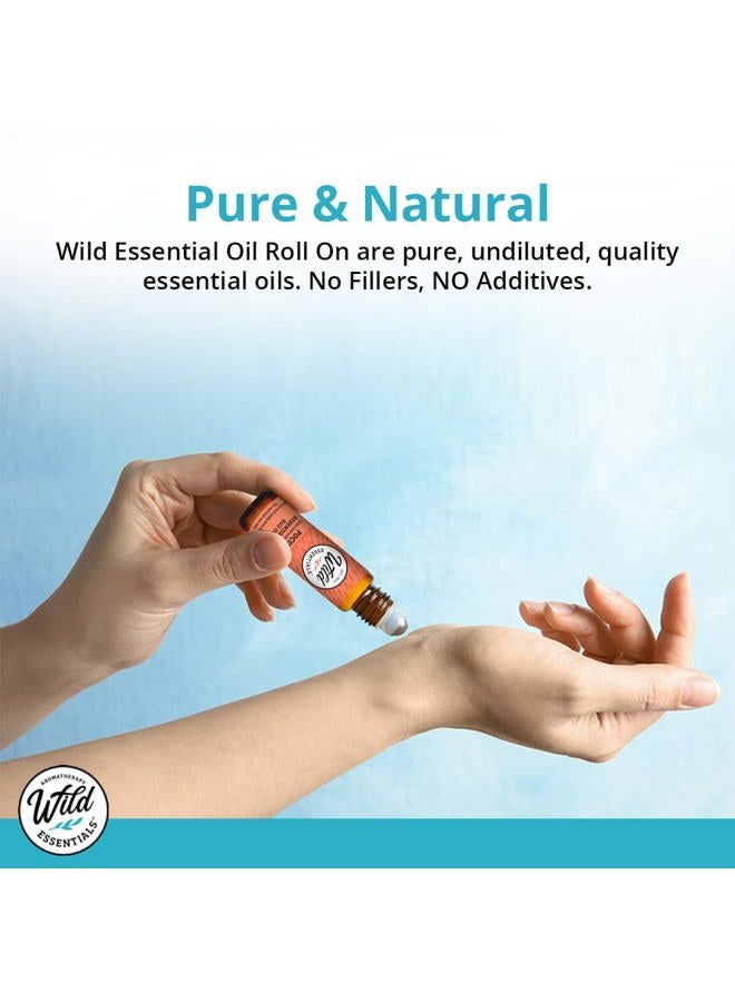 mEssentials Wild Bulgarian Lavender Oil Roll On; 10ml for Relaxation, Sleep Relief - Image 3