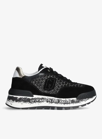 Liu Jo Platform sneakers in lurex® mesh