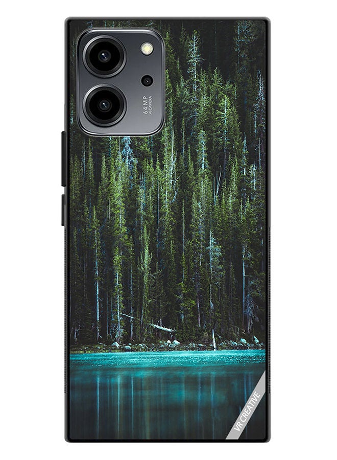 VR CREATIVE Protective Case Cover For Honor 80 SE Lake Design Multicolour - Image 1