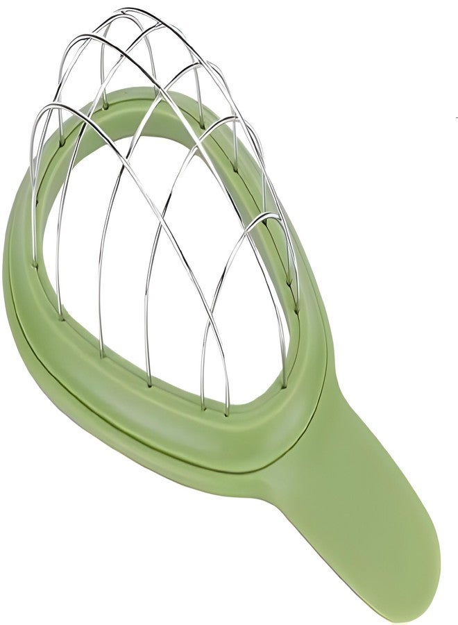 Stainless Steel and Plastic Avocado Cuber - Effortless Slicing with Good Grips - Kitchen Essential for Perfect Avocado Prep - Durable and Efficient Tool (Green) - Image 5
