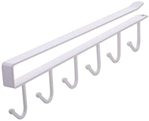 GNOLY GNOLY Kitchen Bathroom Cabinets Cupboards Pantries Shelves Counter Table Organizer Hook Hanger Cabinet Under Shelf Hanging Storage 6 Hooks Hanger  - Image 5