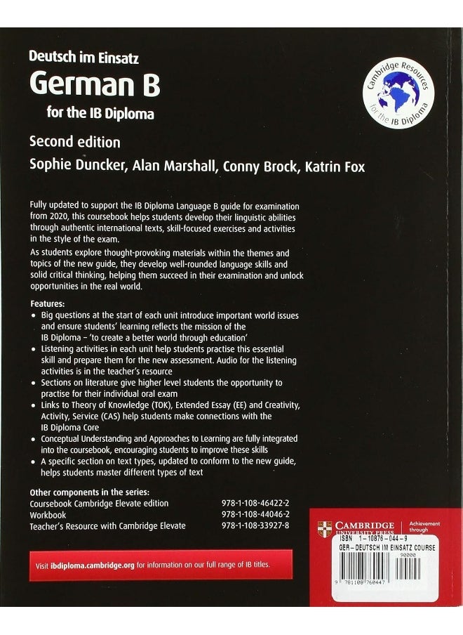 Deutsch im Einsatz Coursebook with Digital Access (2 Years): German B for the IB Diploma