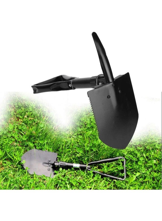 klarako Portable Folding Shovel Multi?Purpose Collapsible Spade Entrenching Tool Large for Camping Leisure Climbing Weekend Farm - Image 2