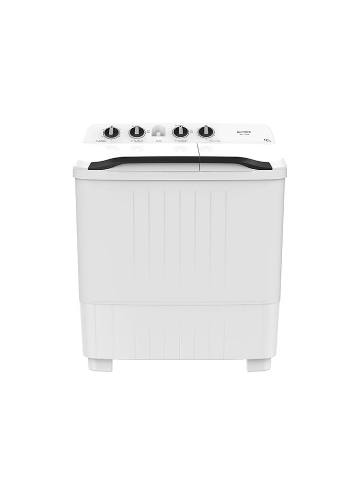 GENERAL SUPREME General Supreme Washing Machine Semi Automatic Twin Tub 10 KG White, GSTT10XW 