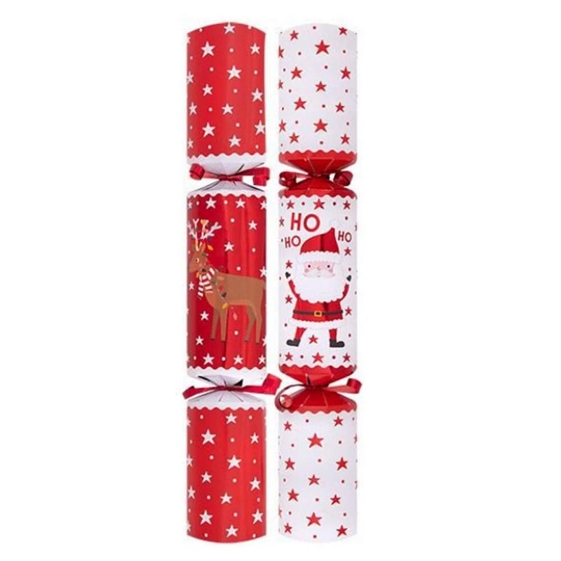 RSW 10 Family Santa and Yelpers 12 Inch Christmas Crackers – Premium Holiday Party Favors and Seasonal Fun for Kids and Family, Perfect for Festive Celebrations and Gifts - Image 2