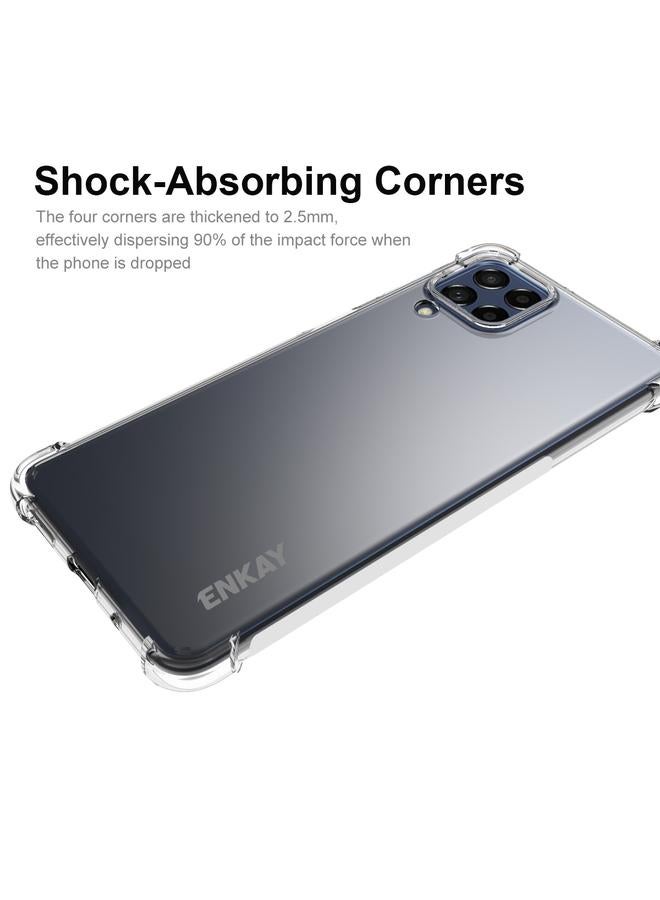 إنكاي جراب لهاتف Samsung Galaxy M53 5G جراب هاتف شفاف مقاوم للصدمات من مادة TPU - Image 4