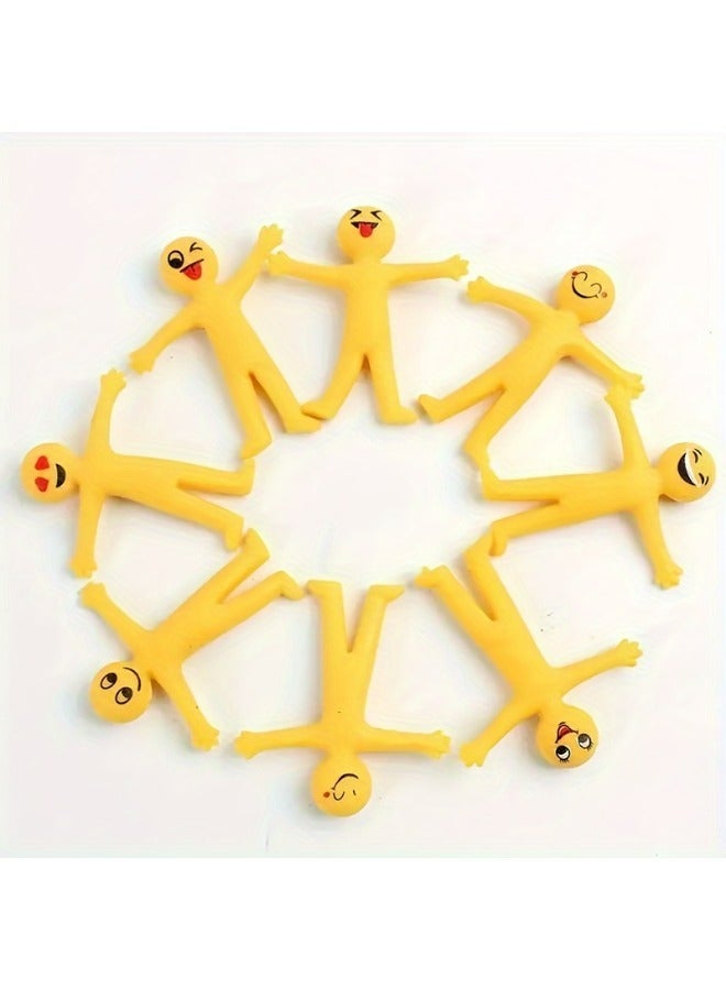25 Pcs Stretchable Yellow Stress Relief Toys Kids' Christmas Party Favors - Image 2