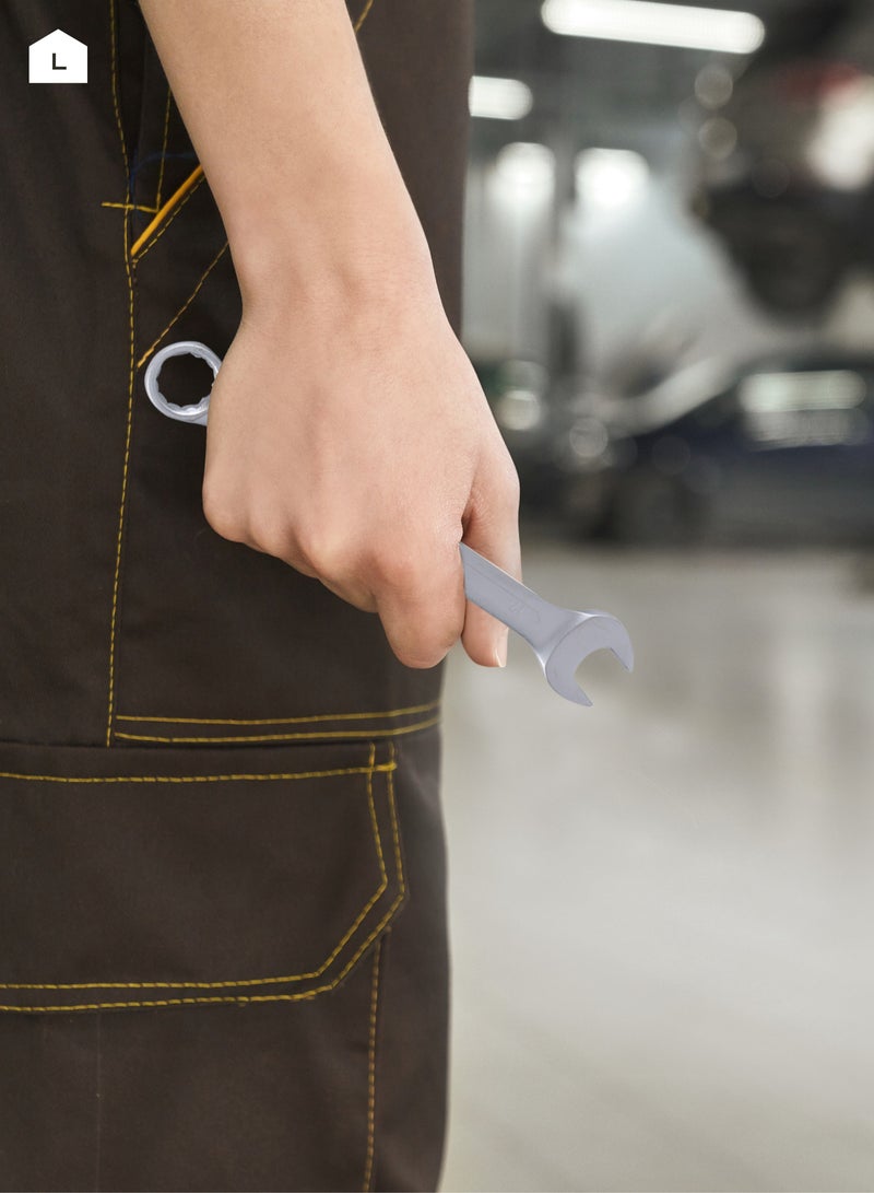 HOMESTAR Combination Spanner Set-7 Pieces-Chrome-plated Precision Open-end Wrench Set-for DIY and Professional Repair Maintenances in Automotive Household Plumbing Workshop Electrical Mechanics - Image 5