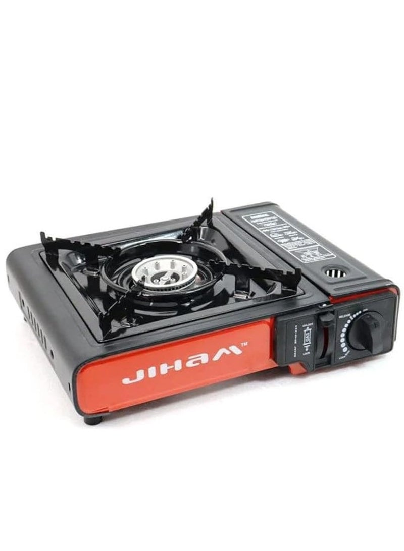 جيهام موقد غاز محمول 2 في 1، موقد غاز للتخييم وحمل الظهر مع حقيبة حمل - Image 1