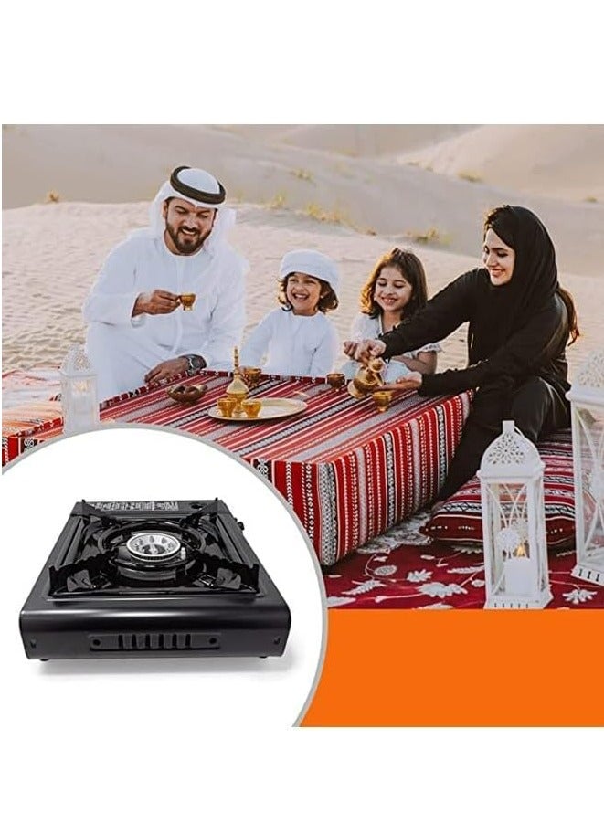 جيهام موقد غاز محمول 2 في 1، موقد غاز للتخييم وحمل الظهر مع حقيبة حمل - Image 4