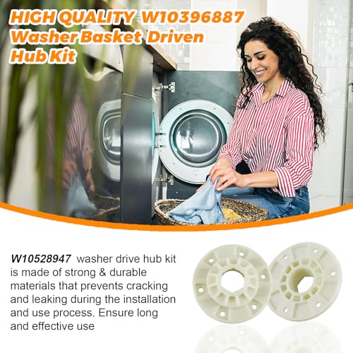 Blutoget 2025 Updated W10528947 W10396887 Washer Basket Driven Hub Kit by Blutoget -Fit for Whirlpool Ken-more Maytag Washing Machine -Replaces AP5665171 PS6012095 MVWX655DW1 MVWC565FW1 WTW5000DW1 (2 Pack) - Image 3