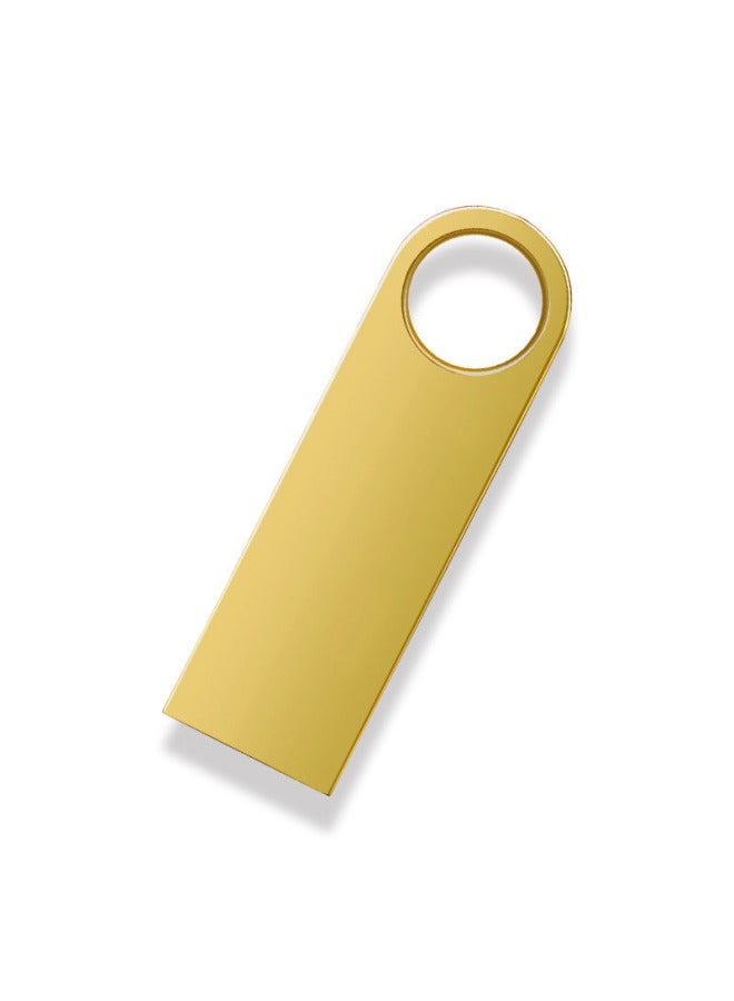 Metal Usb Flash Drive 32gb Dream Commemorative Promotional Usb Stick Personalized Company Laser Logo Meeting Gift-Color:Twist Gold-Capacity:32GB - Image 1