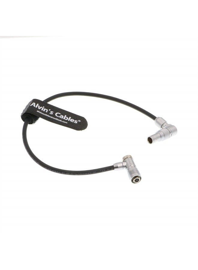 Alvin's Cables Z CAM E2 Rotatable Right Angle 2 Pin to 4 Pin Female Right Angle Power Cable for Portkeys Monitor - Image 1