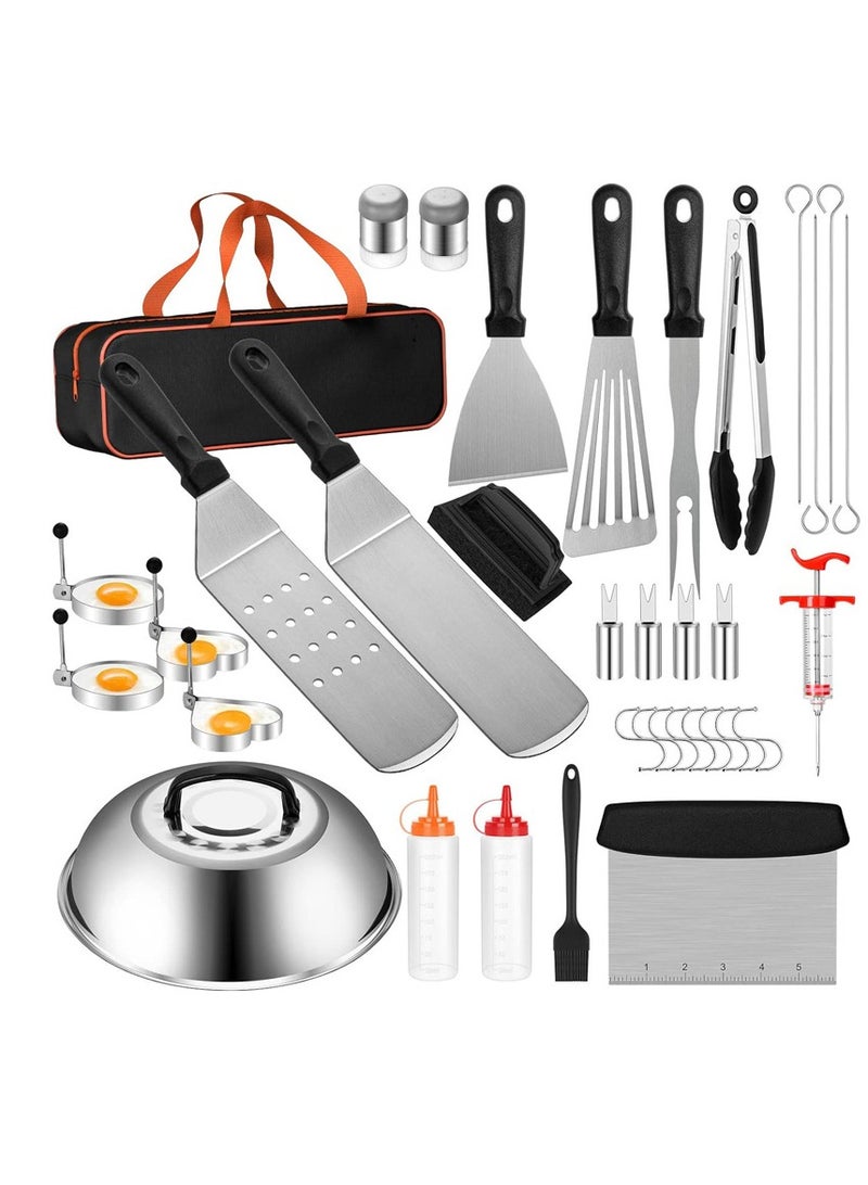 Stainless steel barbecue tool set outdoor BBQ cooking spatula combination grill  - Image 1