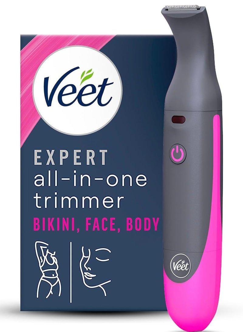 ماكينة حلاقة كهربائية احترافية متعددة الاستخدامات لإزالة شعر النساء في منطقة البكيني والوجه والحواجب، متعددة الاستخدامات، مزودة بشحن USB وملحقات قابلة لإعادة الشحن، مقاومة للماء بنسبة 100%، مصممة للاستخدام الرطب والجاف - Image 1