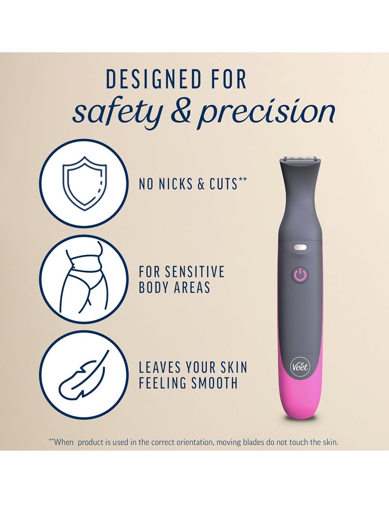 ماكينة حلاقة كهربائية احترافية متعددة الاستخدامات لإزالة شعر النساء في منطقة البكيني والوجه والحواجب، متعددة الاستخدامات، مزودة بشحن USB وملحقات قابلة لإعادة الشحن، مقاومة للماء بنسبة 100%، مصممة للاستخدام الرطب والجاف - Image 4