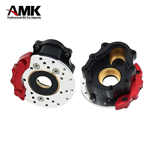 AMK TRX4 Brass Counter Weight Black Coating Portal Axle Housing for 1/10 RC Crawler TRX6 TRX-4 Bronco Defender Upgrade (8 in 1 Set for TRX4) - Image 3