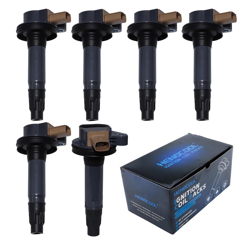 HENGCOOL Ignition Coils 6 Packs UF646 Compatible with Ford Lincoln 35L Turbo 20112020 for Expedition Explorer F150 Flex Taurus Transit MKS MKT Navigator EcoBoost Replace BL3Z12029C DG549