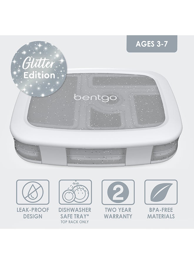 Bentgo Kids Glitter Lunchbox - Silver - Image 4