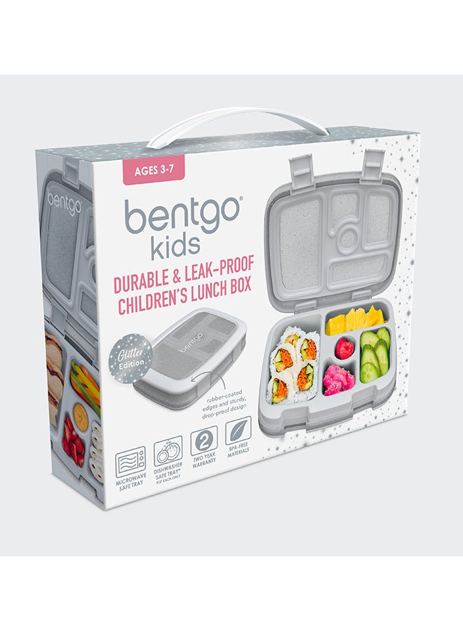 Bentgo Kids Glitter Lunchbox - Silver - Image 5