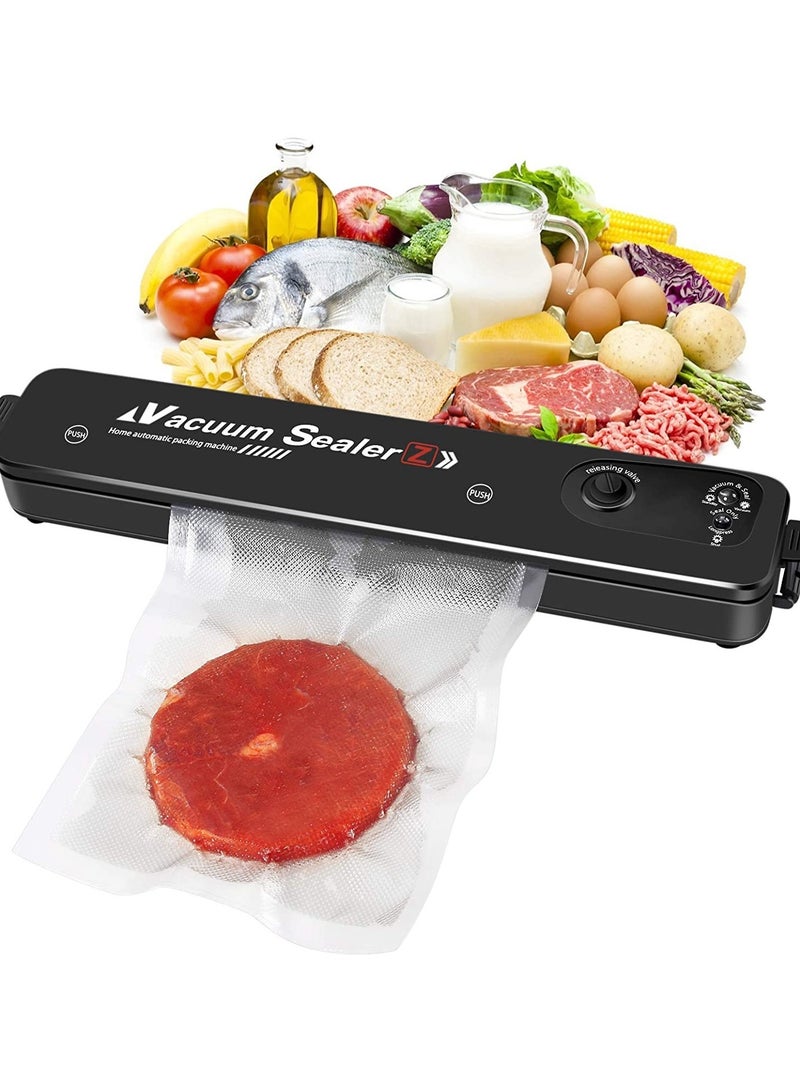 Vacuum Sealer Machine for Food, Meat, Sous-Vide Cooking, Cold Storage, Store Beef, Fish, and Vegetables, Supports Quick Seal Bags/Pouches and Rolls  - Image 1