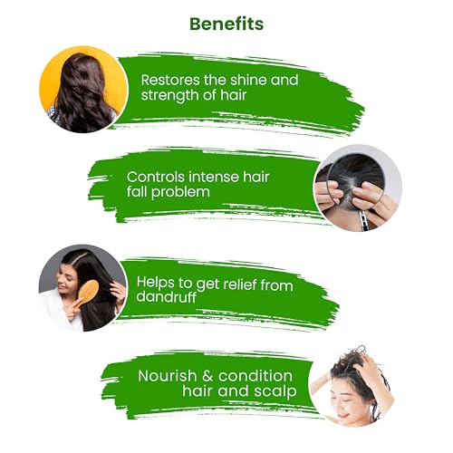 Dhathri Hair Care Plus Herbal Oil | Ayurvedic hair oil for intense hair fall problems - 200ml & Dheedhi Daily Herbal Shampoo | Mild Shampoo for daily use- 250ml - Image 4