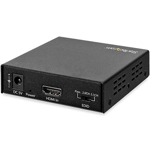 Startech.com 4K HDMI Audio Extractor with 4K 60Hz Support HDR - Image 3