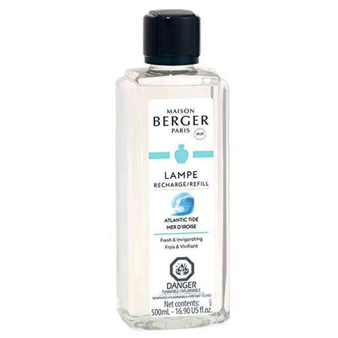 Maison Berger Atlantic Tide | Lampe Berger Fragrance Refill by Maison Berger | for Home Fragrance Oil Diffuser | Purifying and perfuming Your Home | 16.9 Fluid Ounces 500 milliliters | Made in France - Image 1