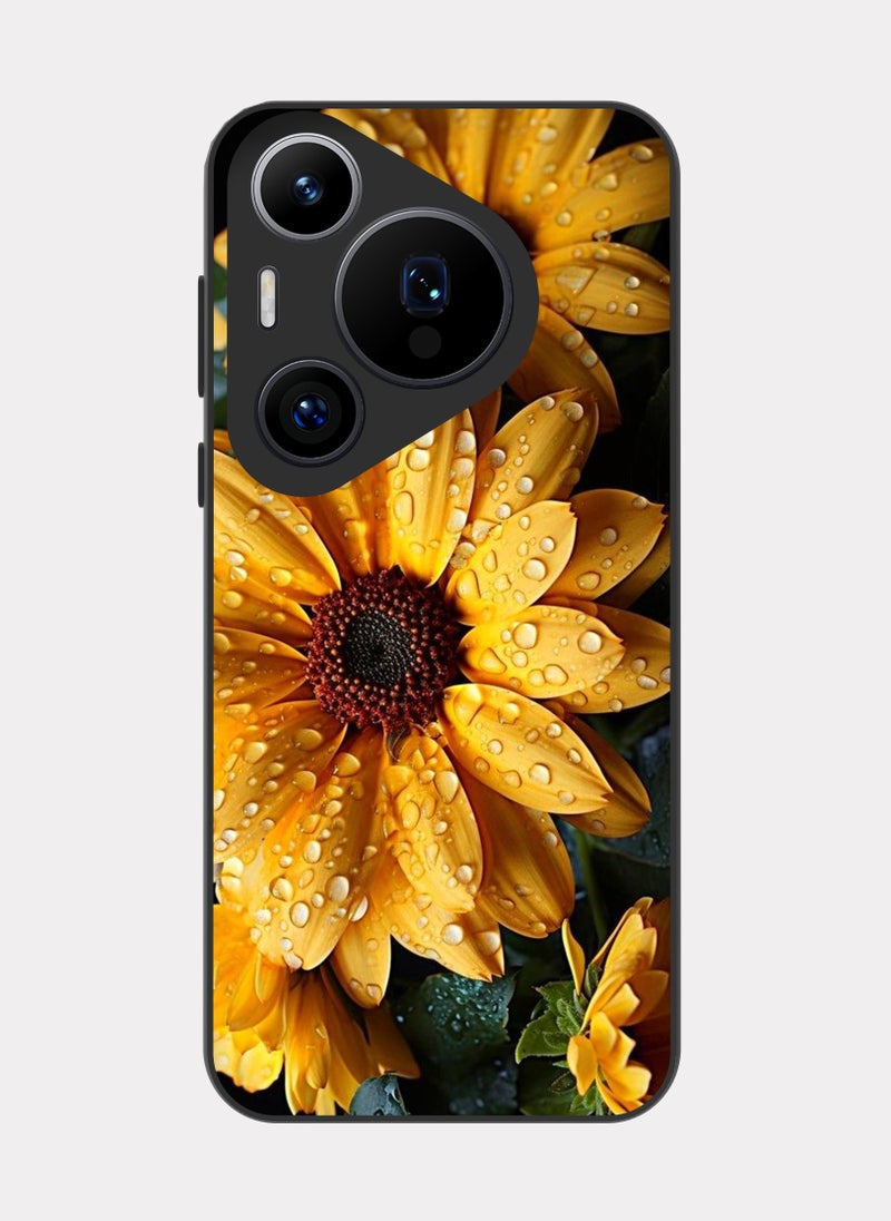 بكسلات كفر هواوي بيورا 70 برو وردة صفراء اصفر - Image 1