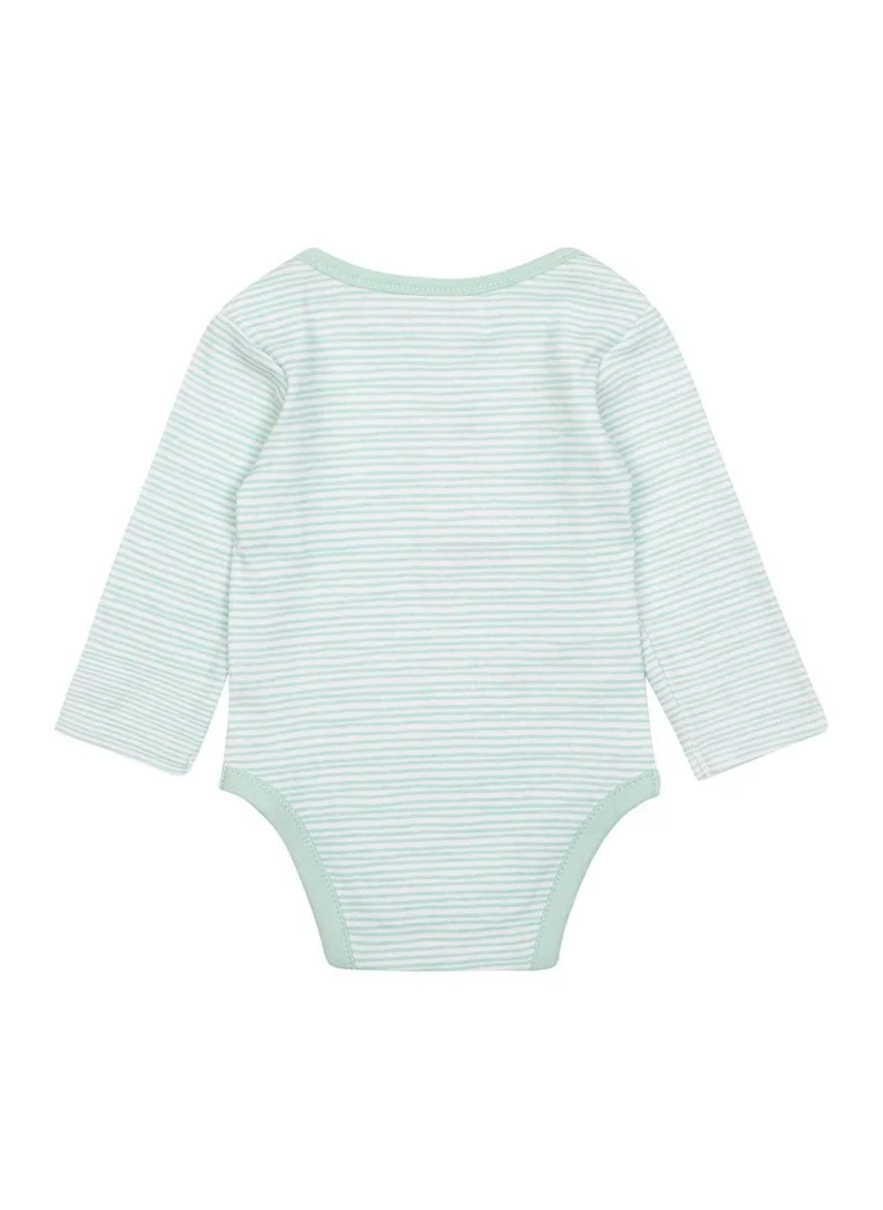 MINOTI Baby Dungaree Set with Character Print and Bodysuit