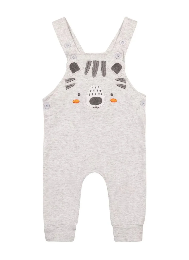 MINOTI Baby Dungaree And Striped Bodysuit Set
