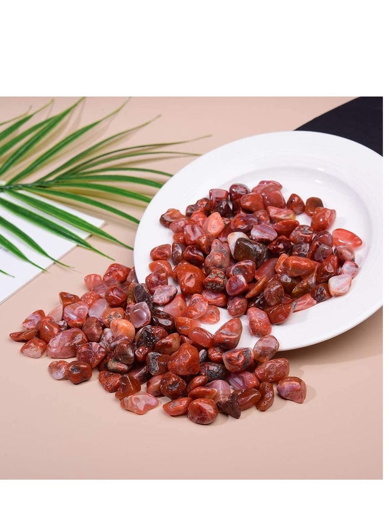 زينة حوض السمك أكواريوم أحجار هندية حصى حمراء - Image 1