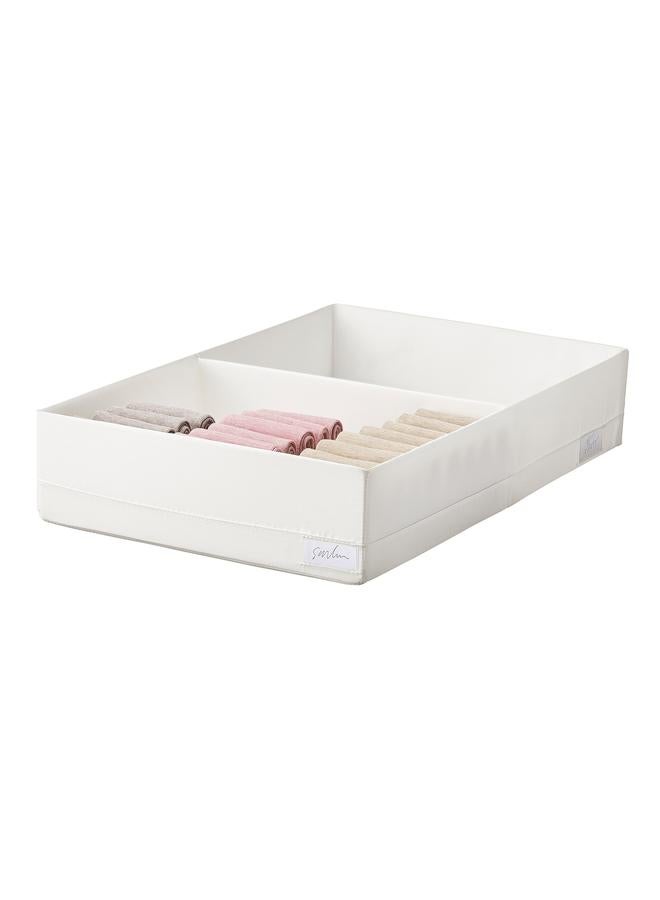 Zaboon Box with compartments, white, 34x51x10 cm - Image 2
