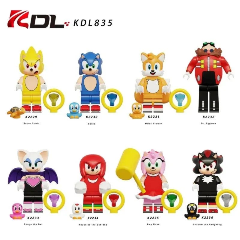 Anime and game building block figurines from the Supersonic series - Image 1
