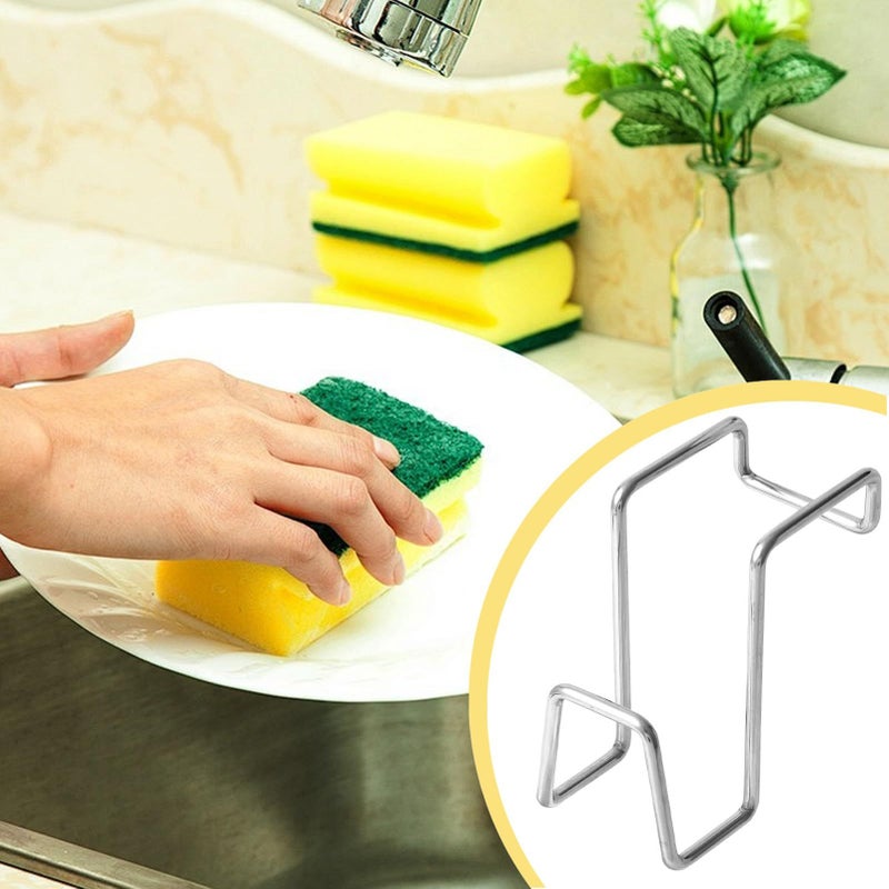 Stainless Steel Sink Organizer Sponge Holder Dishwasher Station Shelf Kitchen Faucet - Image 4