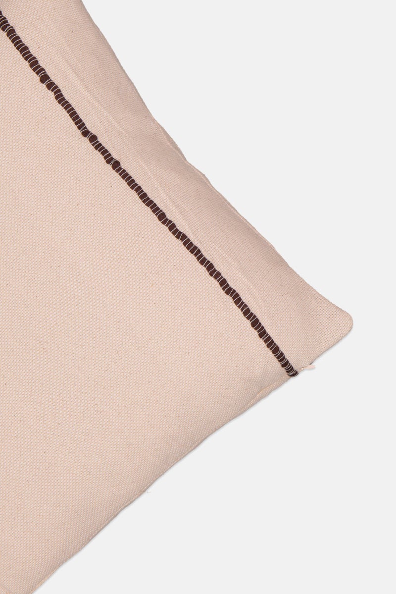 Muy Mucho Textured Pattern Chair Cushion 40 X 40 cm, Beige - Image 2