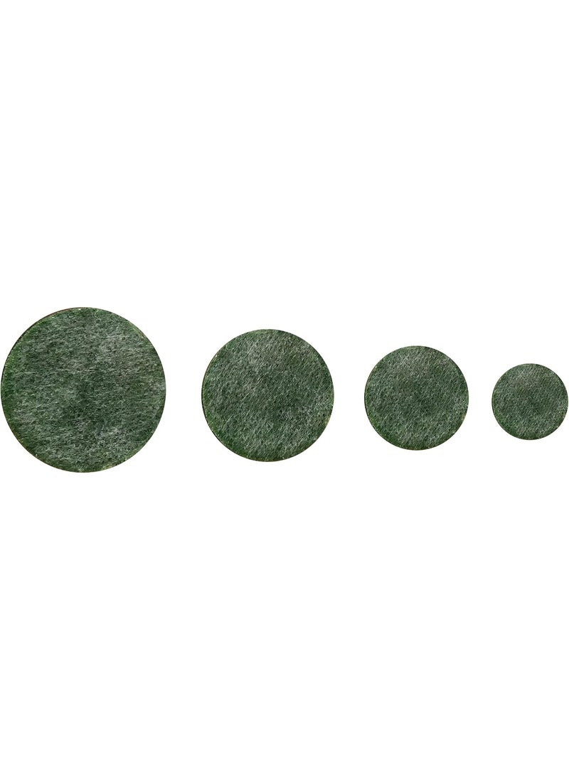 Shepherd Hardware - Shepherd Hardware 9423 Self-Adhesive Felt Surface Protection Pads, Assorted Sizes, 46-Count, Green - Image 1