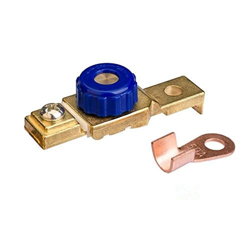 BAITHNA DC12V 80A Motorcycle Battery switches Cut Off Kill Terminal Anti-Leakage Disconnect Switches for Cars Boats Rv Trucks ATV UTV SUV Jet Ski (Blue) - Image 1