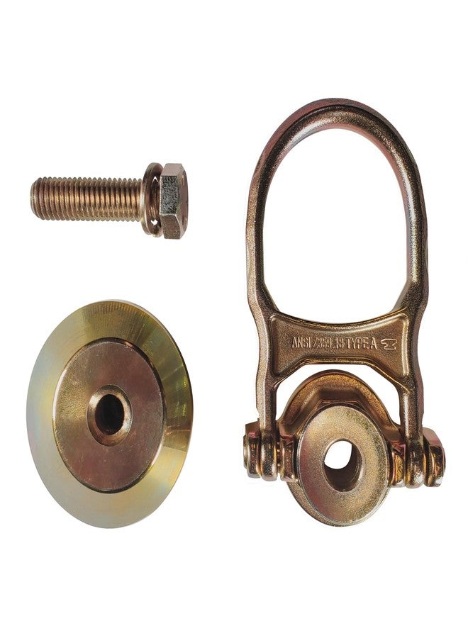 FRONTLINE FALL PROTECTION Frontline STWD5K ALPHA Swivel 5k Steel Anchor with Weld-on Puck - Image 3