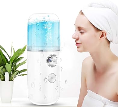 DEWIN Nano Face Mist Sprayer USB Handy Nano Mist Spray Atomization Face Facial Moisturizing Mist Sprayer 30ML - Image 2