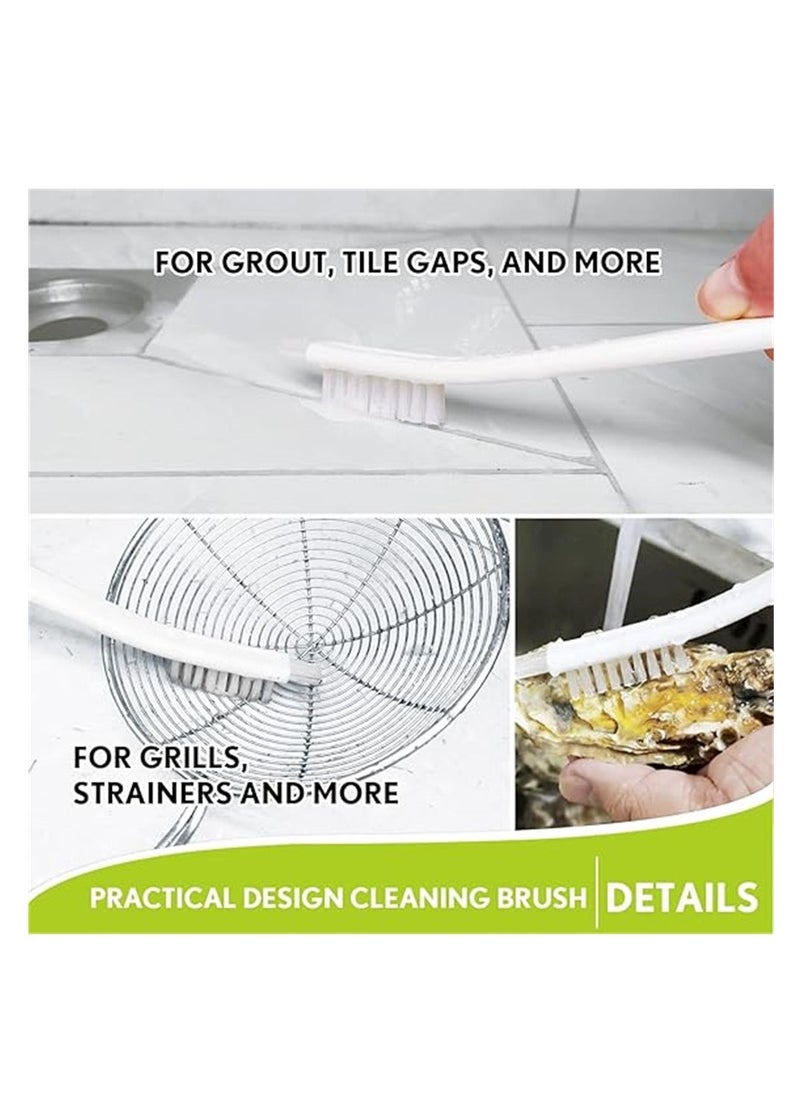 Small Cleaning Brushes, 30 Pcs Scrub Brushes, Crevice Cleaning Tool Set for Track Juicer Toaster Sink Tile Grout Grater Seafood, Detailing Cleaning Supplies Gadgets for Kitchen Appliances - Image 5
