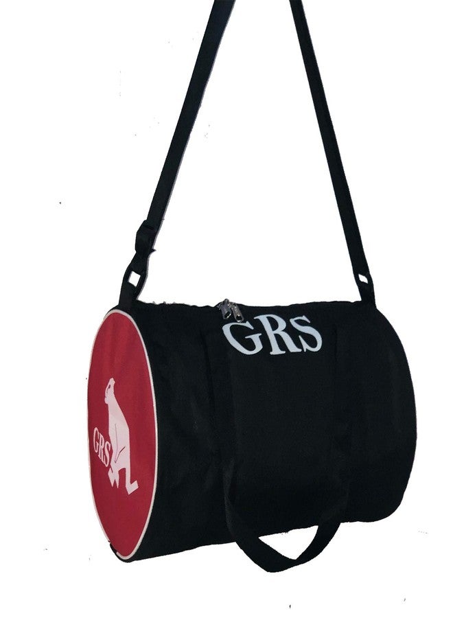 حقيبة كومبو GRS للرجال والنساء (حقيبة رياضية حمراء وسوداء وحقيبة ظهر سوداء) COMBO2 - Image 2