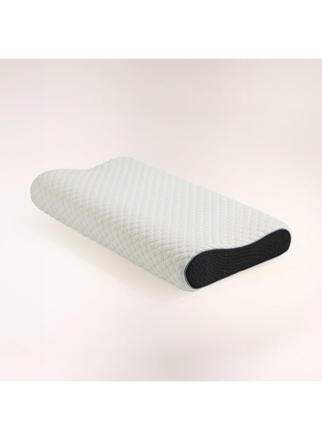 Contour Memory Foam Pillow 60x40x12/9 Cm